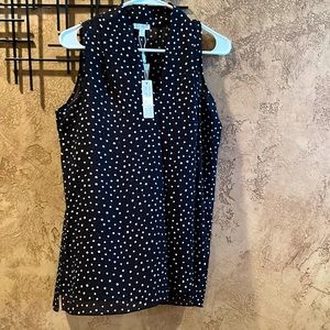 NWT Spense Polka Dot tank top